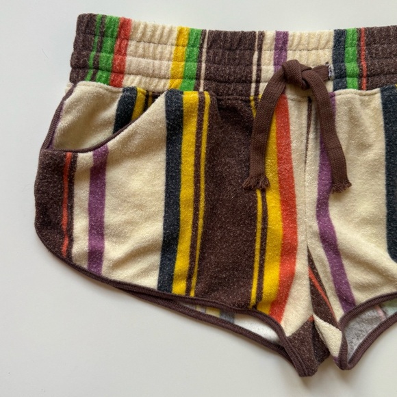 Urban Outfitters “Out From Under” Womens Striped Terry Low Rise Shorts - S - Picture 4 of 9